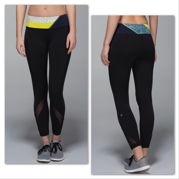 lululemon athletica Pants - Lululemon Inspire 7/8 Zipper Mesh Tight Legging 2